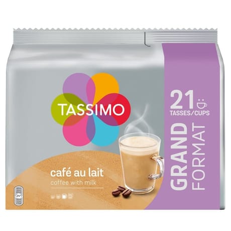 Tassimo café au lait café en dosettes x21 -242gr