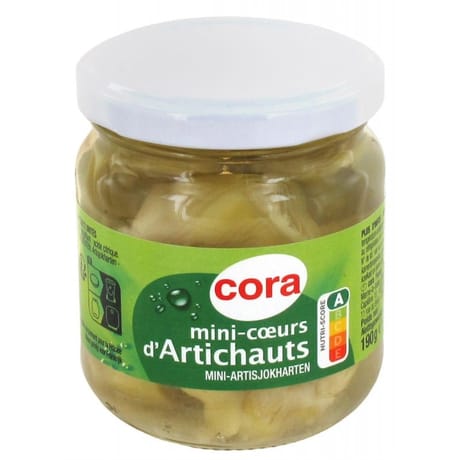 Cora mini coeur d'artichaut bocal 105 g