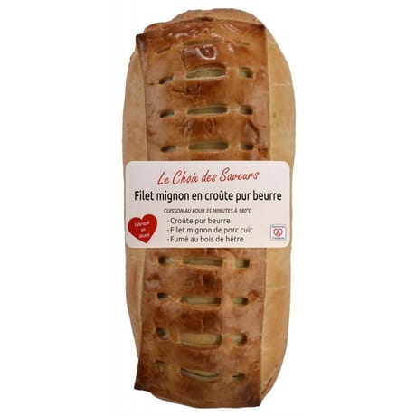Filet mignon en croûte pur beurre 750g environ fe