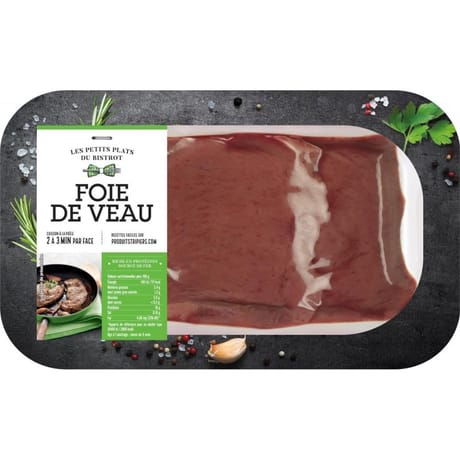 Foie de veau x2