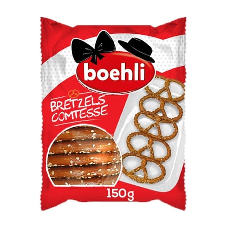Boehli sachet bretzels comtesse sésame 125g