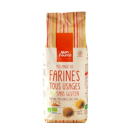 Mon fournil mélange de farines tous usages bio sans gluten 800g