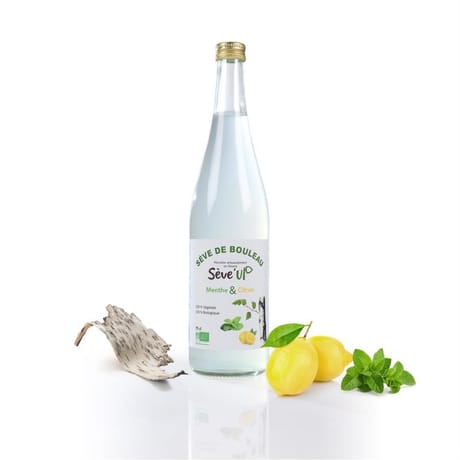 SEVE DE BOULEAU MENTHE CITRON BOUTEILLE 75 CL