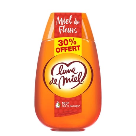 Lune de miel miel de fleurs liquide squeeezer 500g