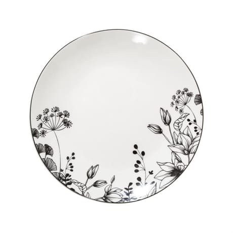 Assiette dessert white florale 20 cm