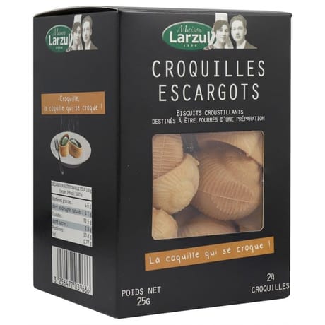 Larzul 24 croquilles escargots 26g