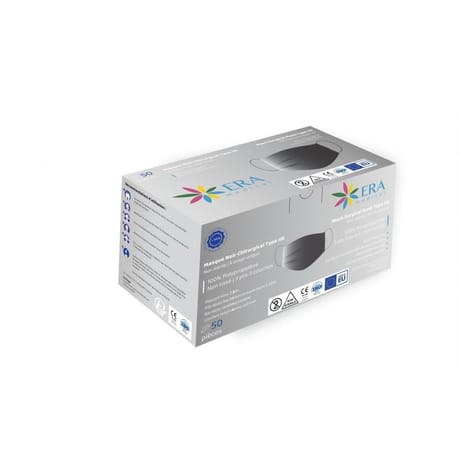 Boite de 50 masques jetables adulte type 2r noir