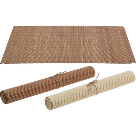 Set de table bambou 30x45cm 2 assortis