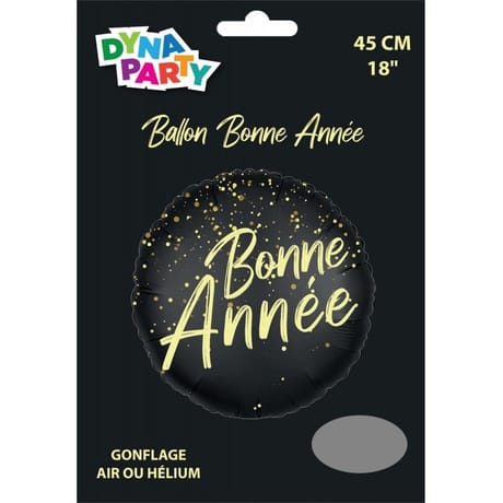 Ballon mylar bonne année 45cm