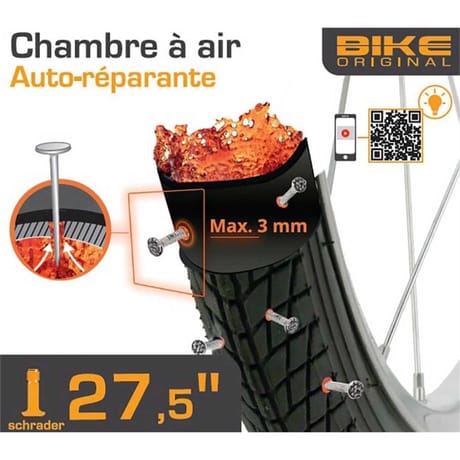 Chambre à air autoréparante 27.5"