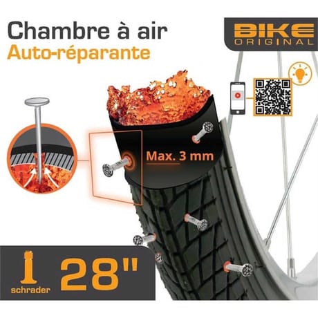 Chambre à air autoréparante 28"