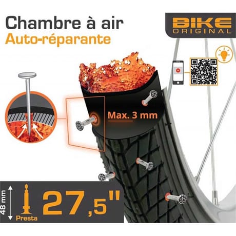 Chambre à air autoréparante 27.5"