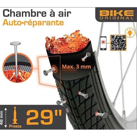Chambre à air autoréparante 29"