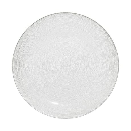 Assiette dessert palm transparente 21cm