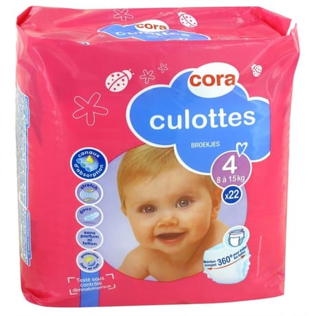 Cora Culotte bébé cora taille 4 8-15 kgs x22