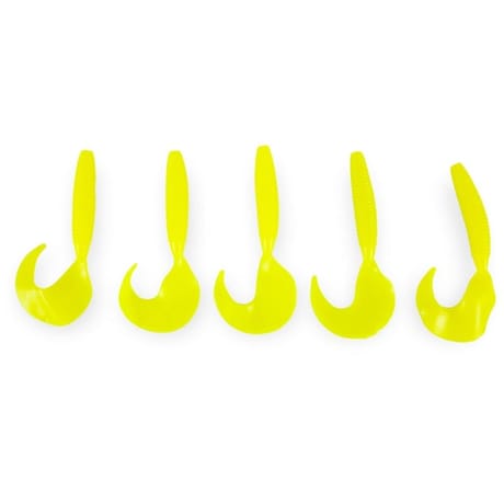 Leurre souple virgule jaune 10cm zack