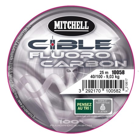 Nylon fluorocarbone 25m 60/100 mitchell