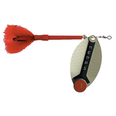 1 cuiller lusox or n°3 plomb 13g mepps