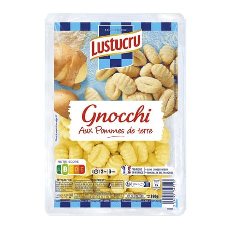 Lustucru sélection gnocchi 390g