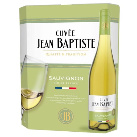 Cuvee jean baptiste sauvignon bib 3l 11.5%vol