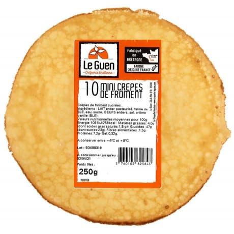 Mini crêpes de froment x10