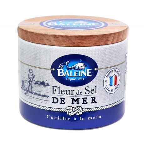 La baleine boite fleur de sel 125g