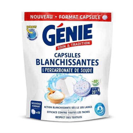 Genie additifs capsules blanchissantes 12x20g dp