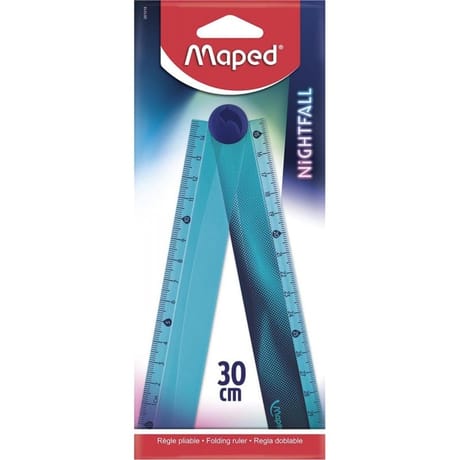 Règle pliable nightfall teens 15/30cm