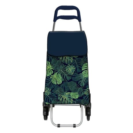 Poussette de marche 6 roues sac pes decor feuillage 50l