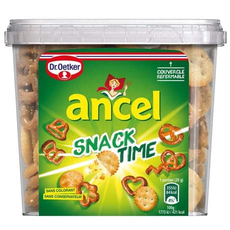 Ancel snack time mix bretzels & crackers 260g