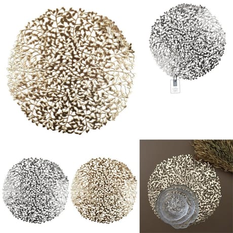 Set de table rond feuillage d 38 cm