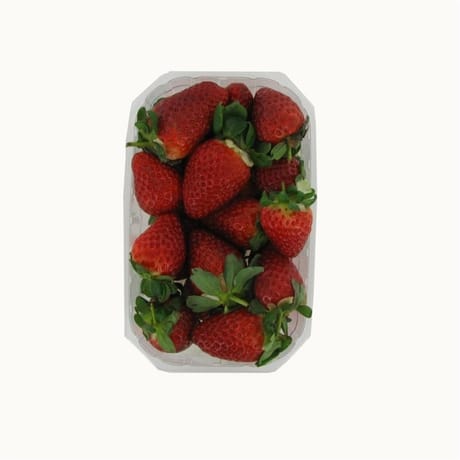 Fraise ronde rouge alpille barquette 500g