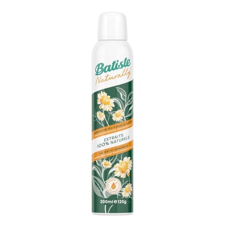Batiste shampooing sec naturally thé vert camomille 200 ml