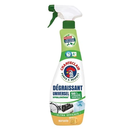 Chanteclair spray dégraissant multi usage parfum traditionnel marseille et citron 625 ml