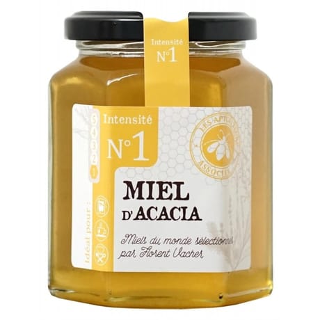 Côte miel miel d'acacia pot en verre 375g