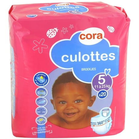 Cora baby culotte taille 5 (12 à 18 kgs) x 20