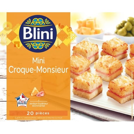 Blini 20 mini croque-monsieur 240g