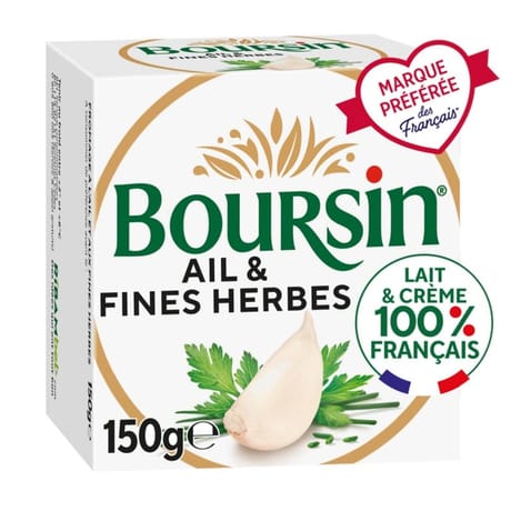 Boursin ail et fines herbes 150g