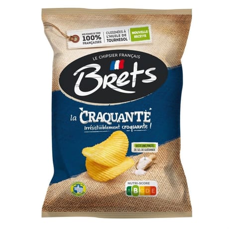 Bret's chips super craquante sel de guérande 125g