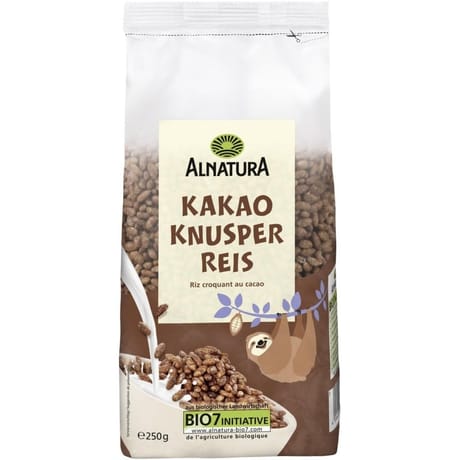 Alnatura riz croquant au cacao 250g bio