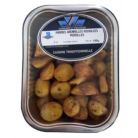 Pommes grenailles rissolées persillées 2 parts 400g