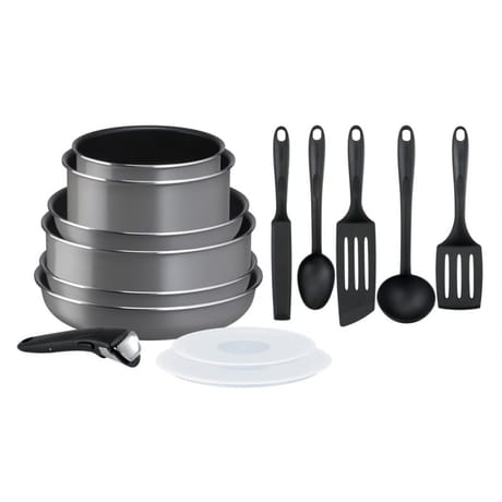 Ingenio easy cook&clean gris foncé 14 pcs