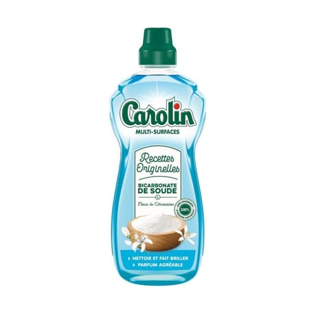 Carolin multi-surfaces recettes originelles bicarbonate 1l