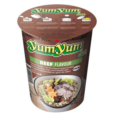 Yum Yum soupe nouilles bol boeuf 70g