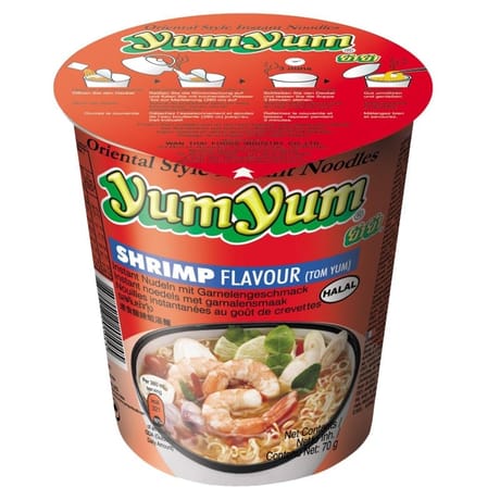 Yum yum soupe nouilles bol crevette 70g