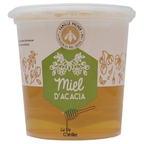 Apiculteurs associés miel acacia pot plastique 1kg