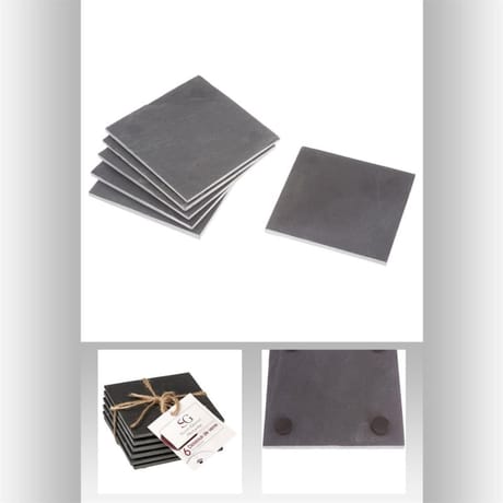 Dessous verre ardoise x6