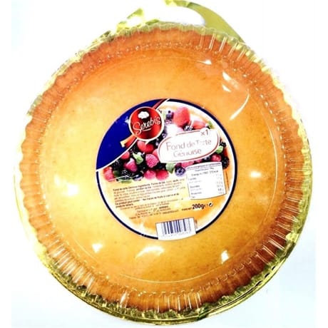 Serebis fond de tarte génoise x1 200g