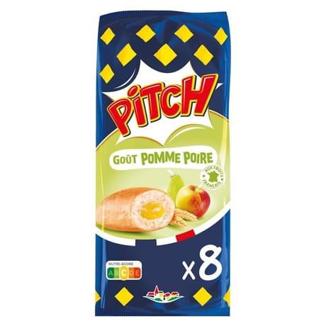 Pitch brioche goût pomme poire x8 300g