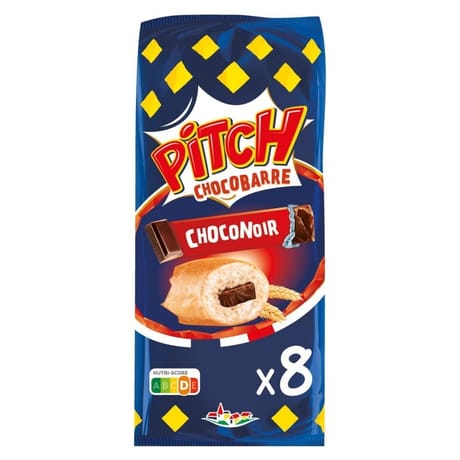 Pitch brioche chocobarre noir x8 300g